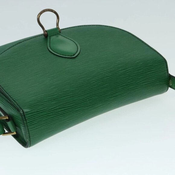 LOUIS VUITTON Epi Saint Cloud GM Shoulder Bag Green M52194 LV Auth 92485 - Picture 8 of 16